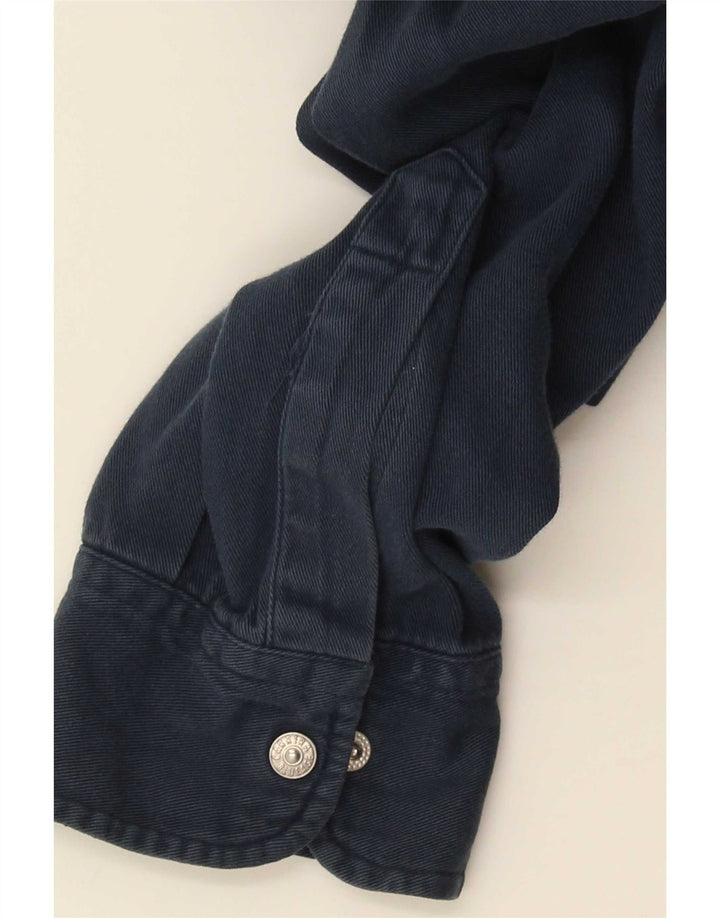Carrera Chemise en jean pour homme Taille 39/40 Bleu marine moyen Coton