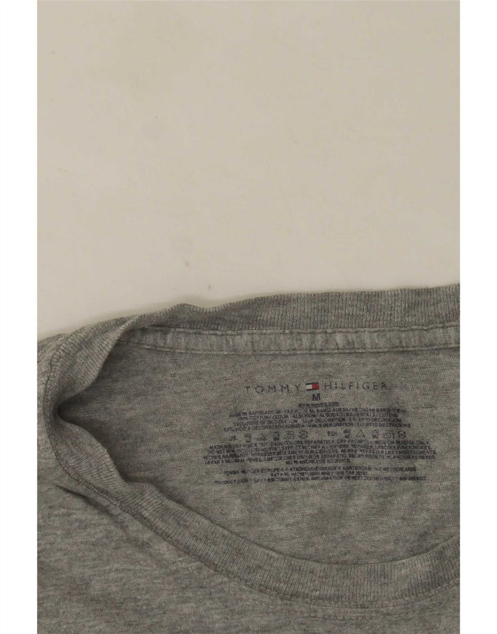 Tommy Hilfiger T-Shirt Homme Gris Moyen Moucheté Coton