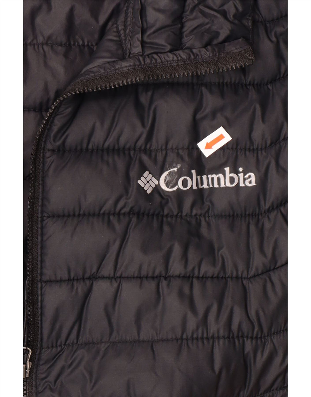 COLUMBIA Gilet rembourré pour homme UK 40 Large Noir Nylon