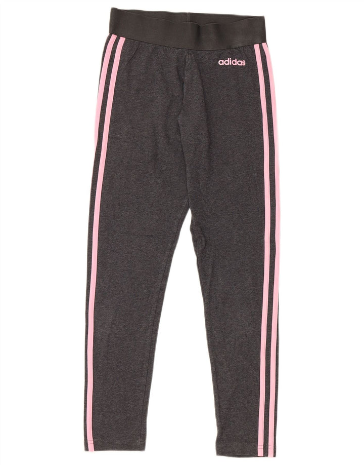 Adidas Leggings Femme UK 4/6 XS Gris