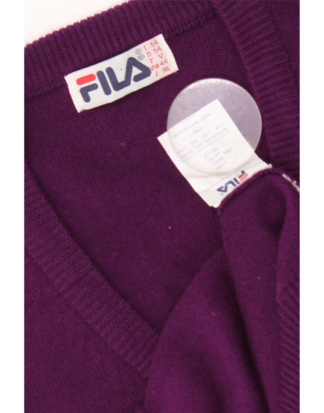Fila Débardeur Homme IT 54 XL Violet Laine