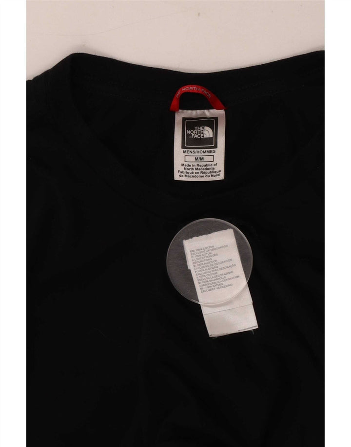 The North Face Haut graphique à manches longues pour hommes en coton noir moyen