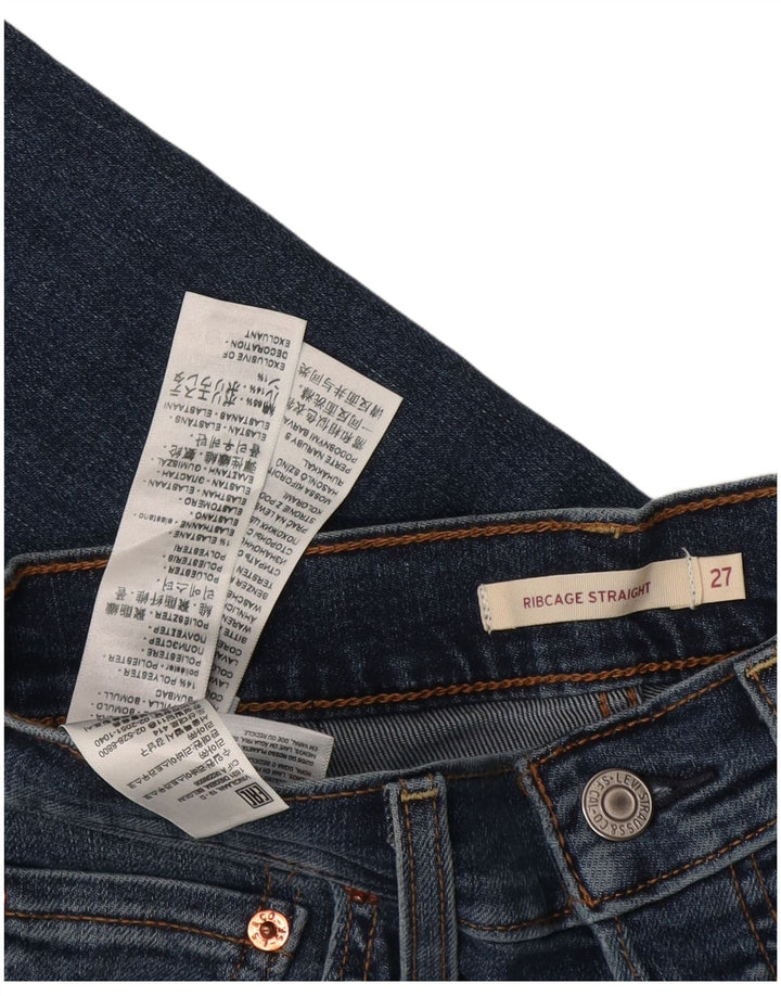 Levi's Jean Droit Ribcage Femme W27 L29 Bleu Coton