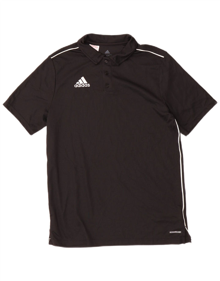 ADIDAS Polo Aeroready Garçon 15-16 ans Noir Polyester