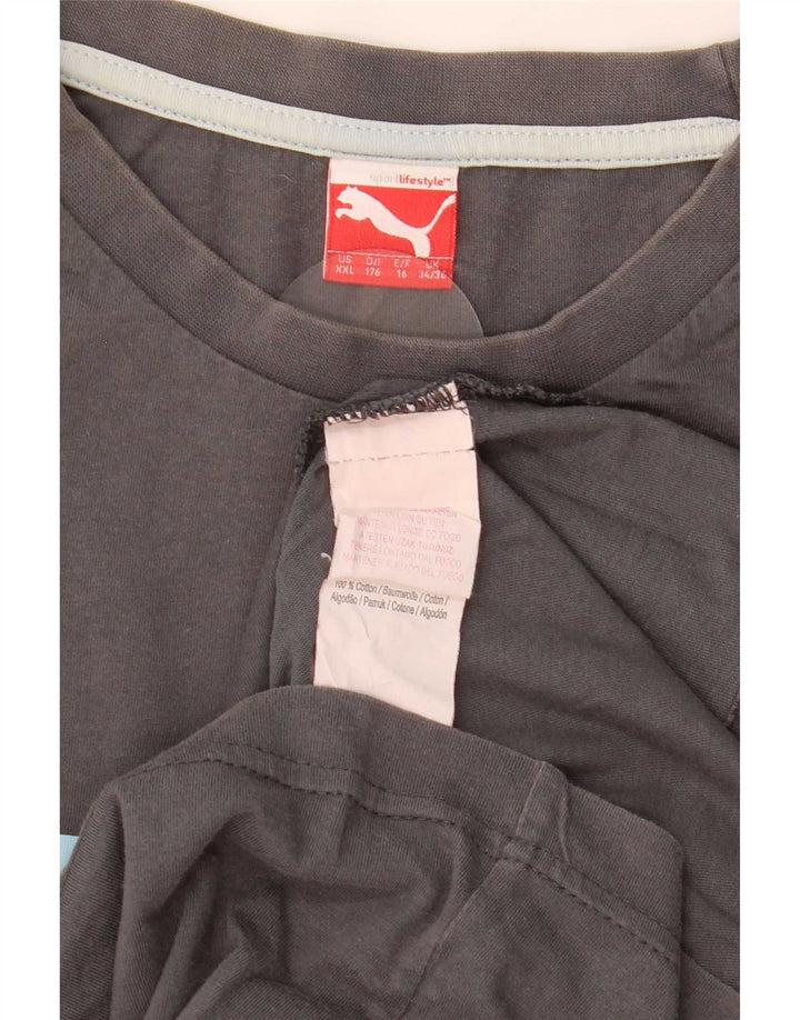 Puma Débardeur Graphique Garçon 15-16 ans Gris Coton