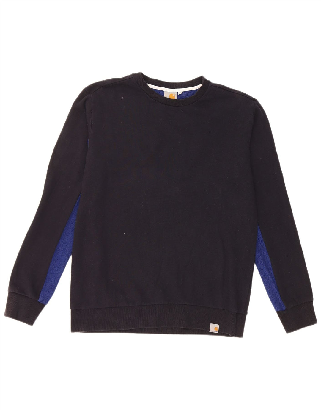 Carhartt Sweat-shirt pour homme en coton color block bleu marine moyen