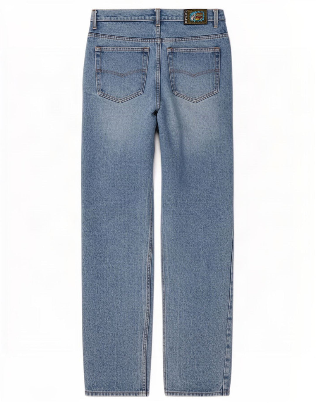 Base 92 Jean fuselé graphique pour homme IT 48 Medium W32 L34 Bleu Coton
