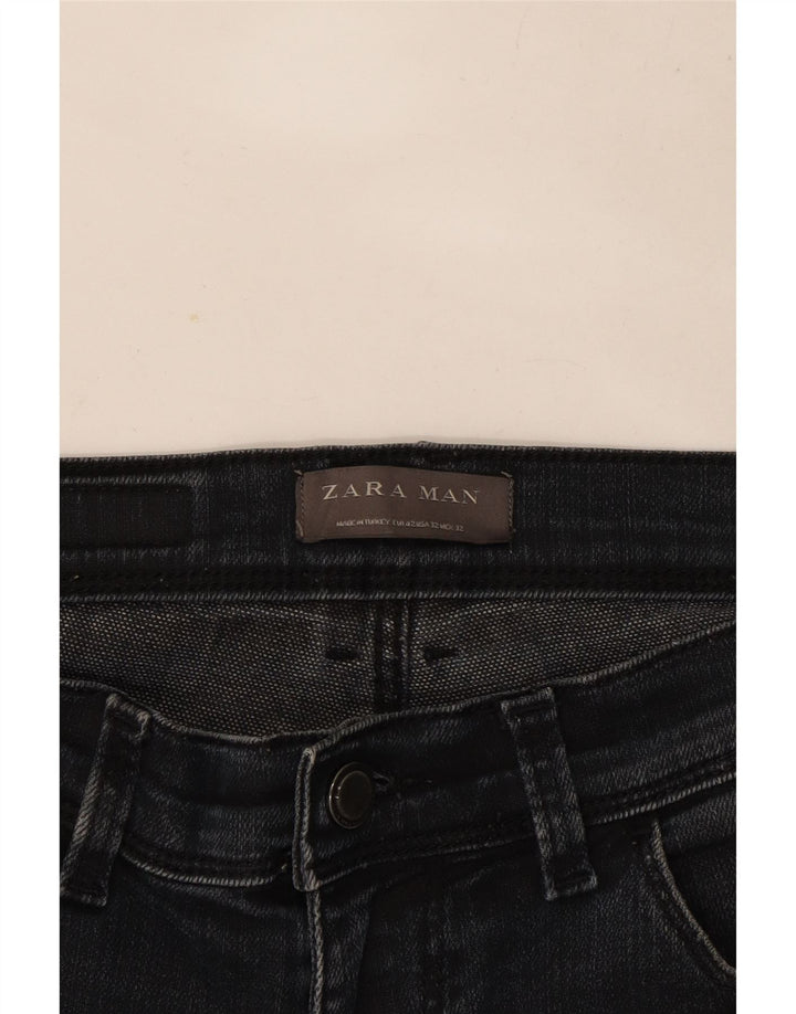 Zara Jean slim pour homme EU 42 Large W32 L29 Bleu
