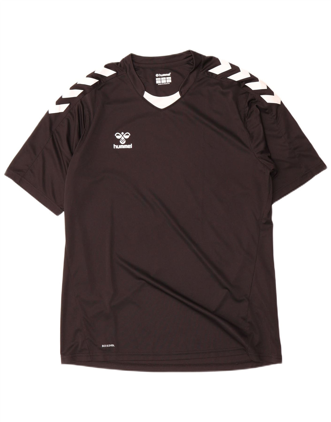 Hummel Homme T-Shirt Graphique Haut Large Noir Colorblock Polyester