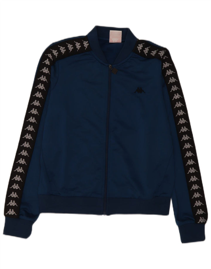 Kappa Veste de Survêtement Graphique Homme Large Bleu Marine Colorblock