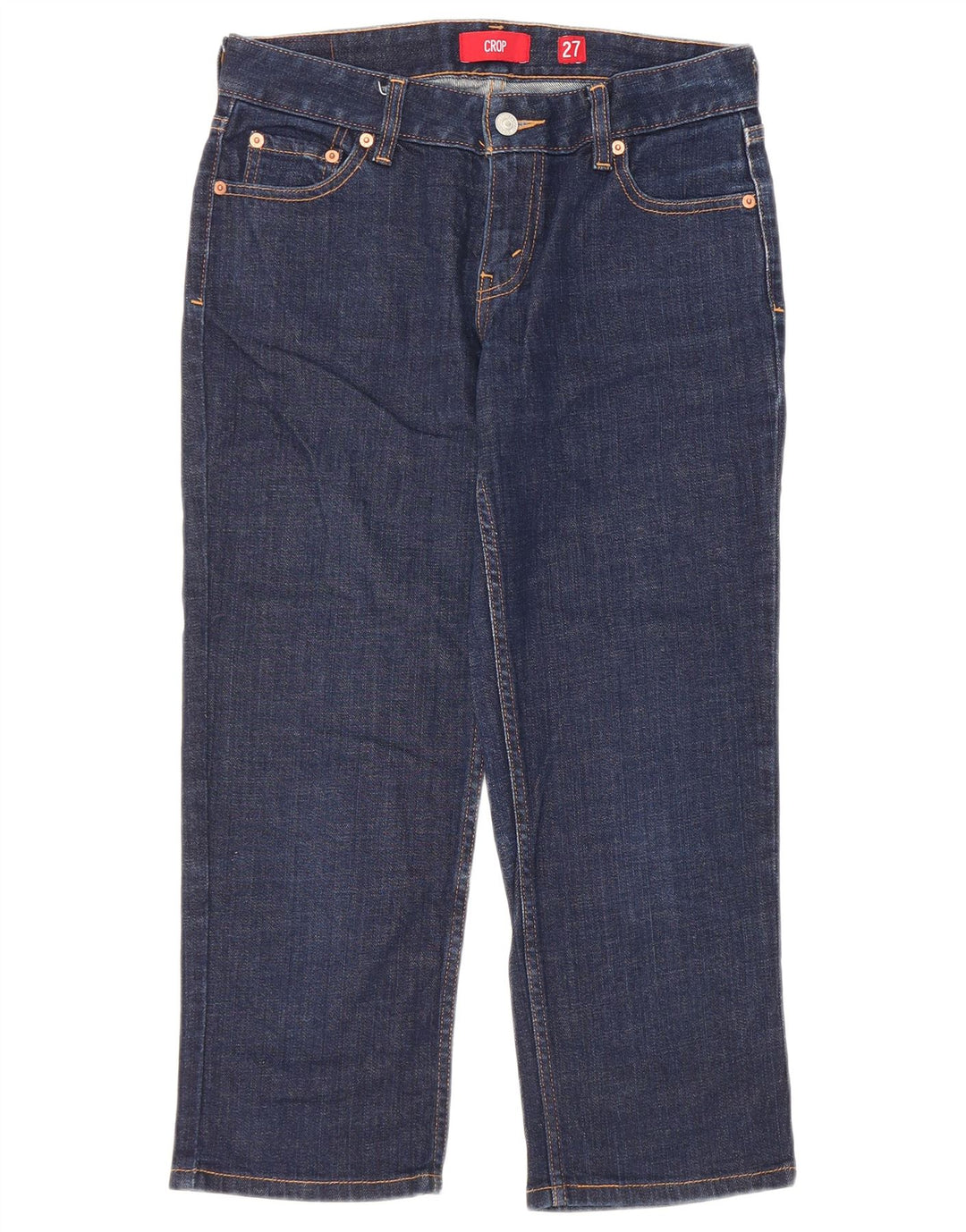 Levi's Jean Capri Cropped Femme Bleu Marine W27 L22 Coton