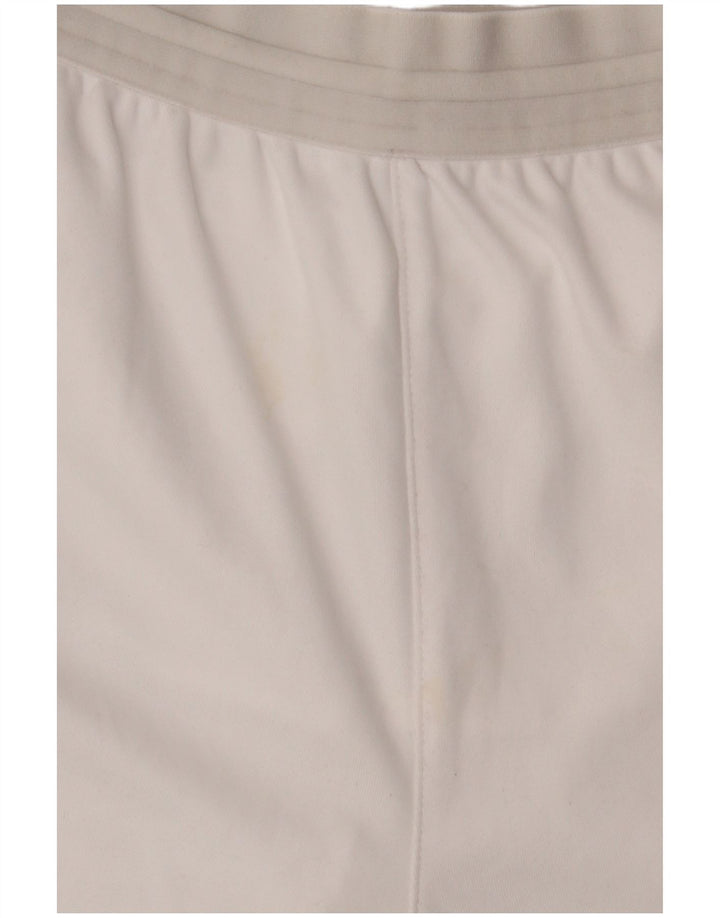 PUMA Short de Sport Homme Blanc Moyen Polyester