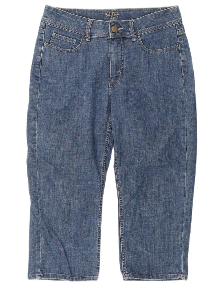 LEE Jeans Capri Riders pour femme US 8 Medium W32 L20 Bleu Coton