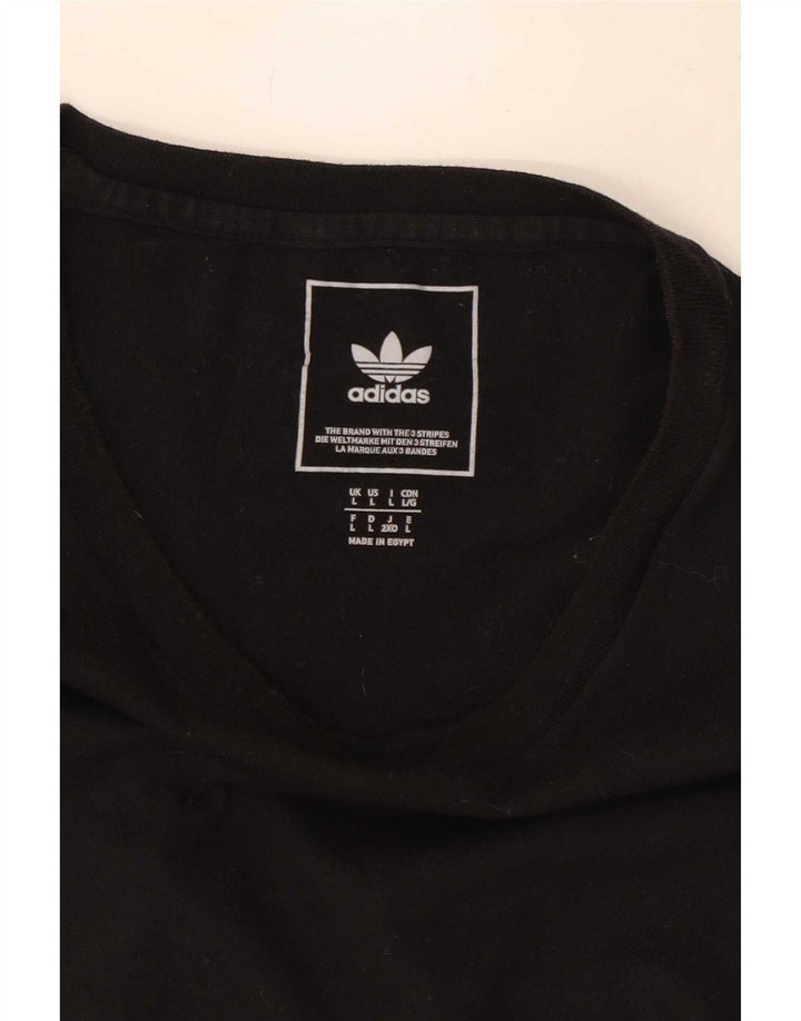 Adidas T-Shirt Homme Haut Large Noir