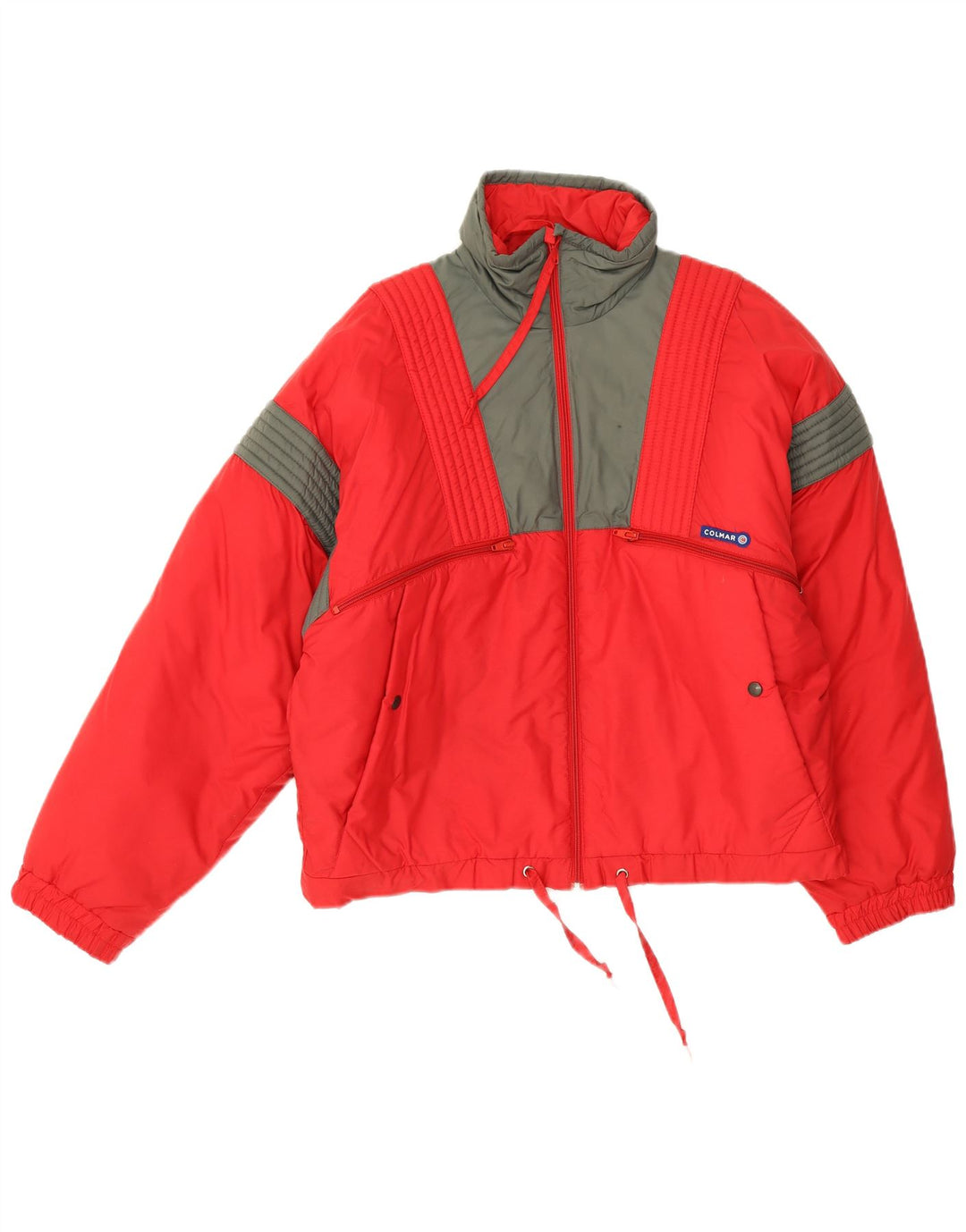 Colmar Veste de Ski Femme IT 46 Large Rouge Colourblock
