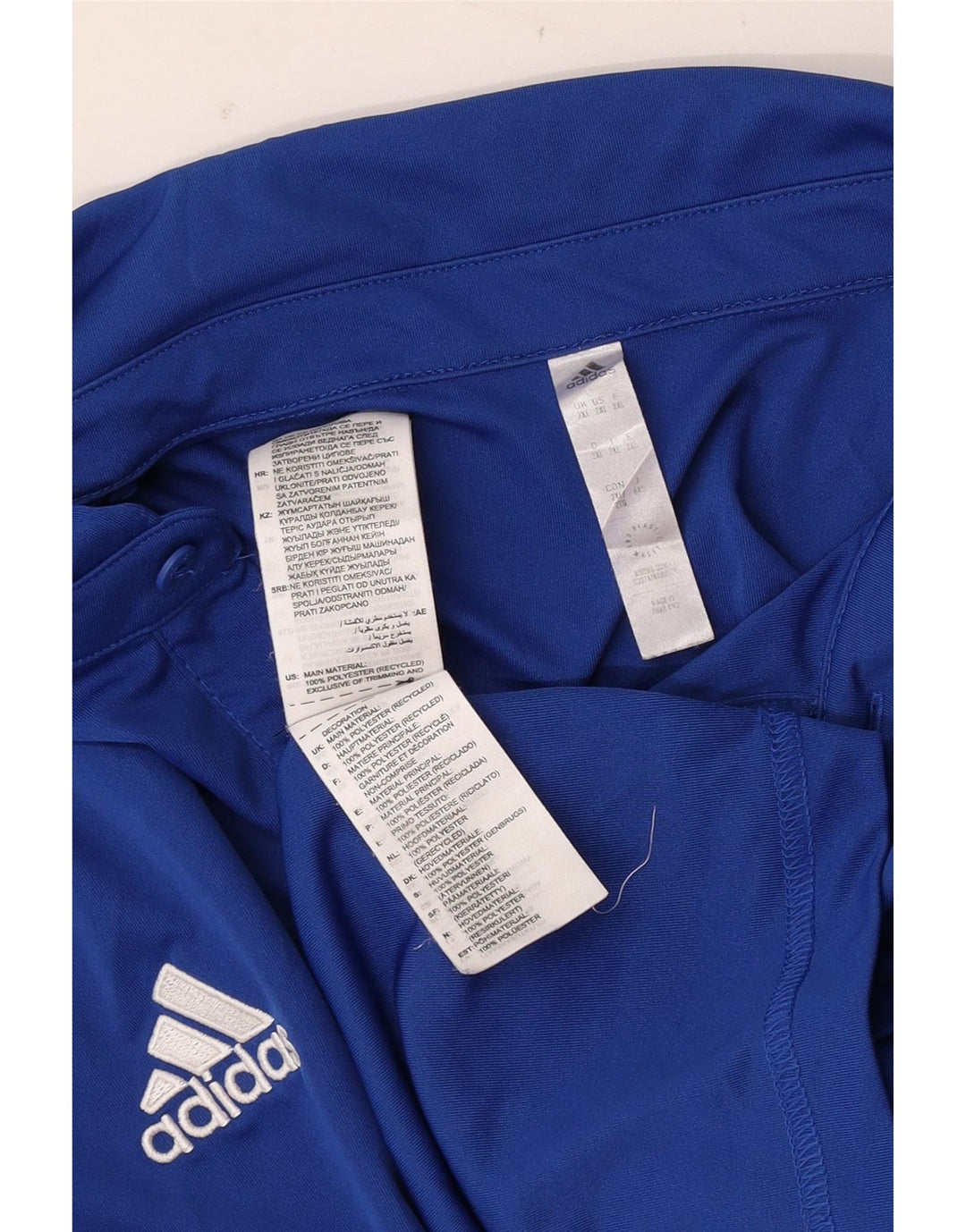 Adidas Polo Homme 2XL Bleu Polyester