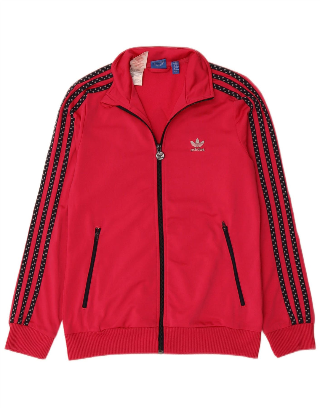 Adidas Veste de Survêtement Graphique Fille 14-15 Ans Rose Polyester