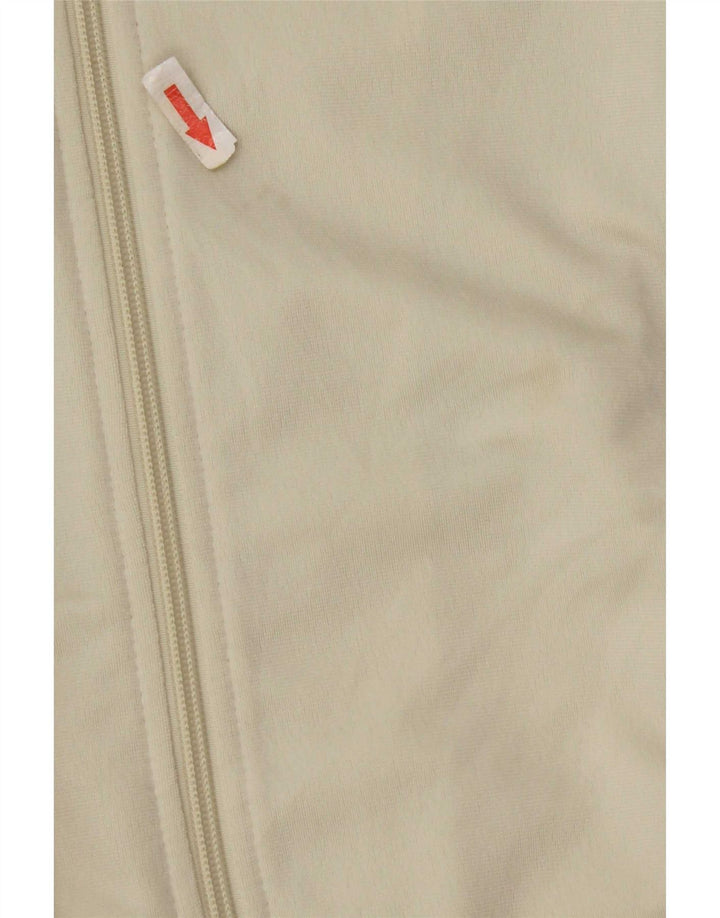 Asics Veste de Survêtement Homme Beige Moyen Colorblock Polyester