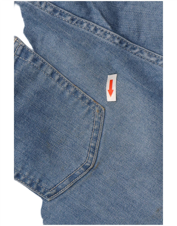 Joules Jean court pour femme UK 12 Medium W30 L25 Bleu Coton