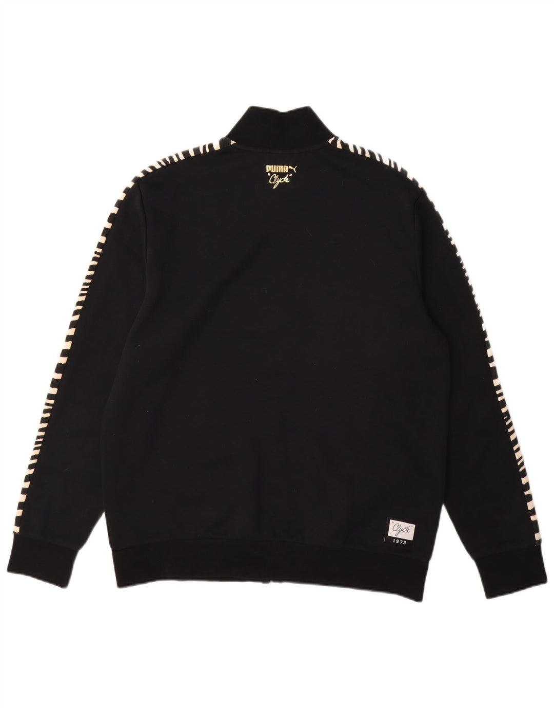 PUMA Veste de survêtement Clyde pour hommes, grand noir, imprimé animal, en polyester