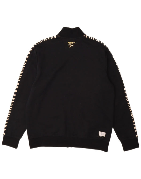 PUMA Veste de survêtement Clyde pour hommes, grand noir, imprimé animal, en polyester