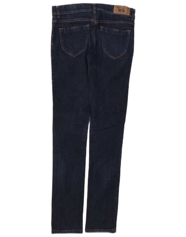Diesel Livier Jean Jegging Taille Basse Super Slim Femme W28 L31 Bleu Marine