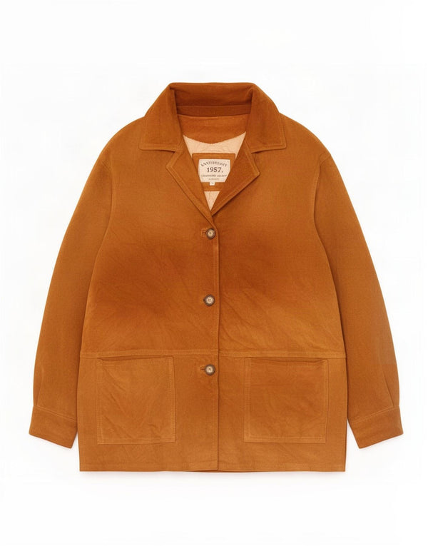 Legendary Jacket 1957 Veste blazer 3 boutons pour femme UK 14 Marron moyen