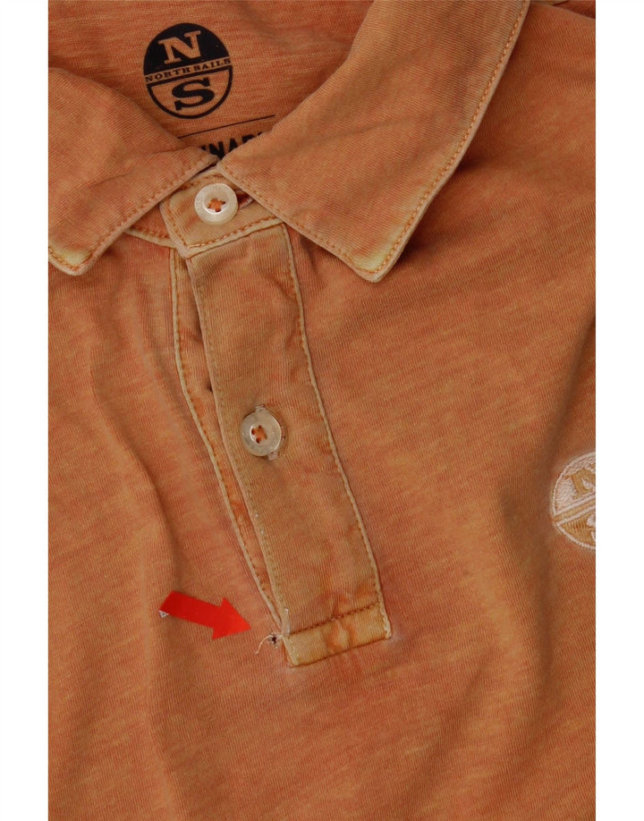North Sails Polo Regular Fit Homme Petit Coton Orange