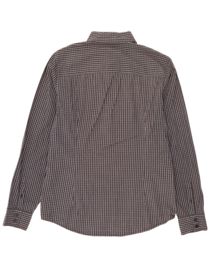 CALVIN KLEIN JEANS Chemise Homme Vichy Gris Moyen