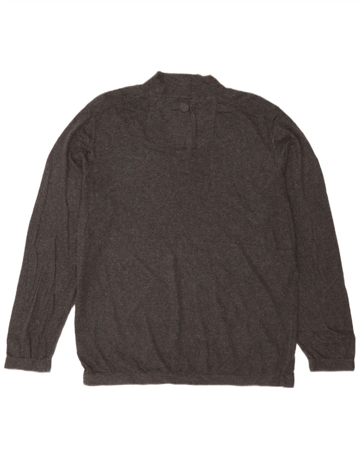 Fat Face Pull col boutonné pour homme XL Gris Coton