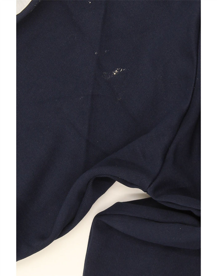 Nike Pull à capuche zippé pour homme en polyester color block bleu marine