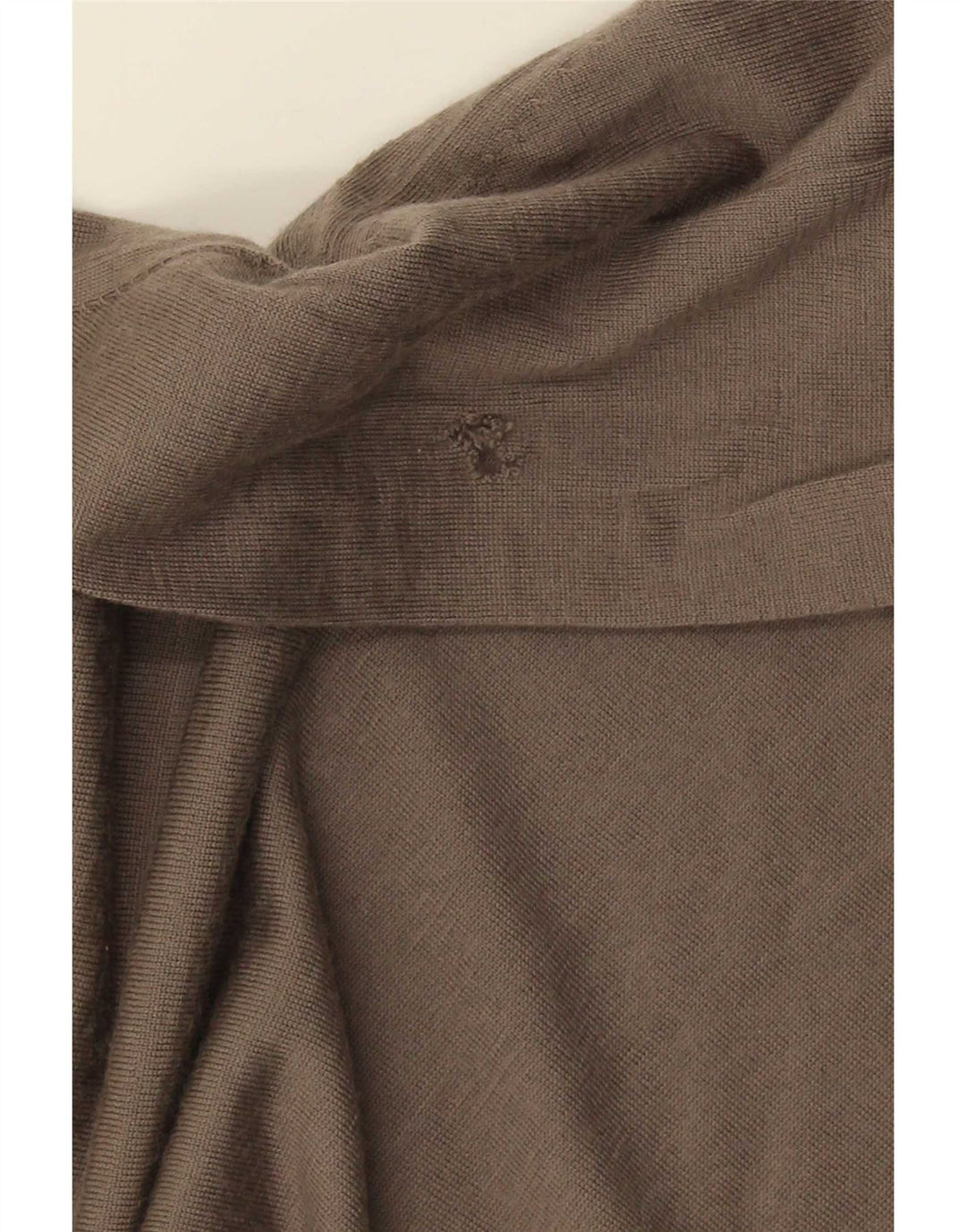 Massimo Dutti Pull col zippé pour homme en laine marron 2XL