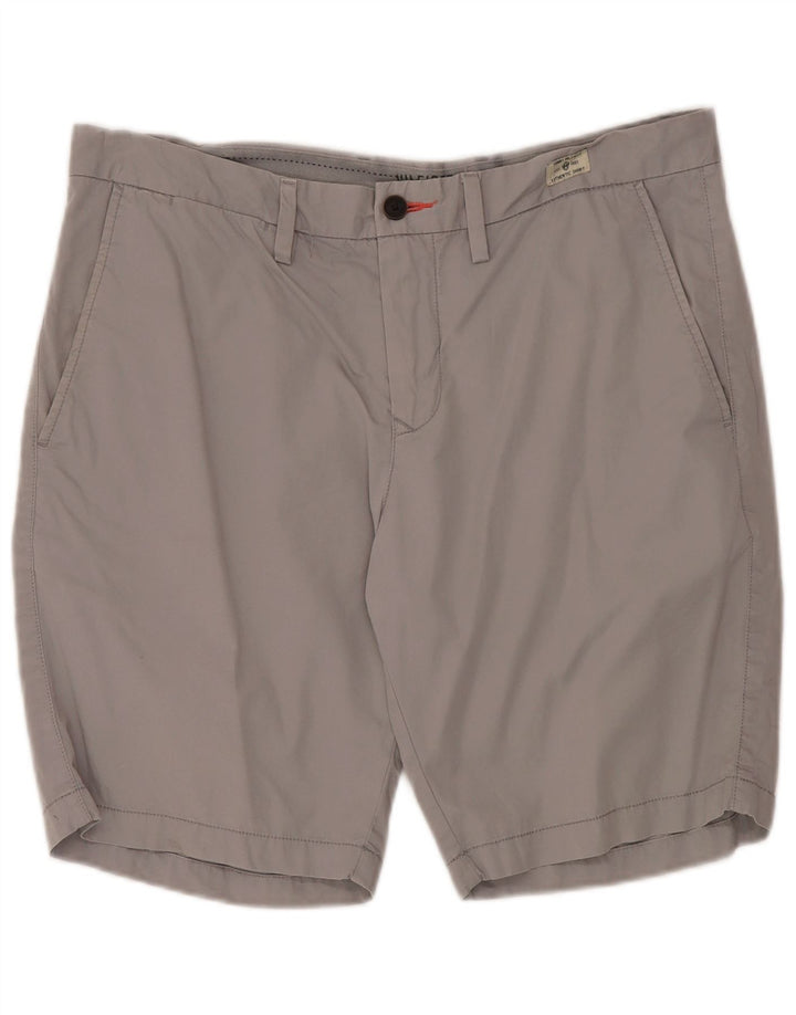TOMMY HILFIGER Short Chino Homme W36 Large Gris Coton