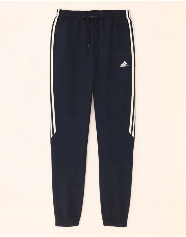 Adidas Pantalon de survêtement pour homme Pantalon de jogging Large Bleu marine Polyester