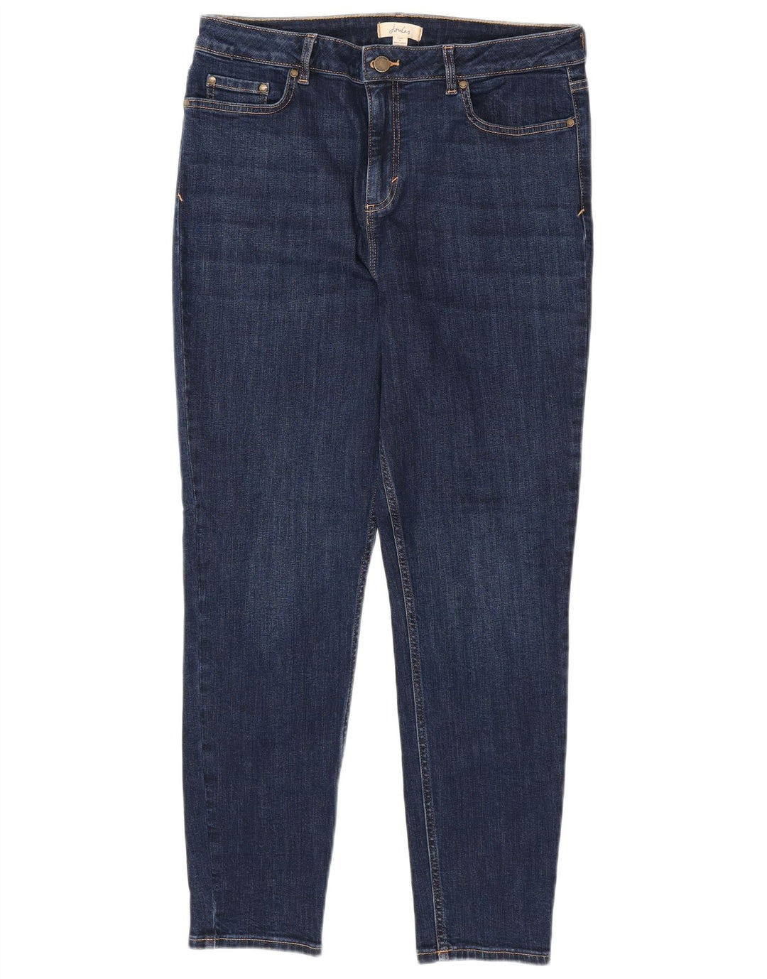 JOULES Jean skinny pour femme UK 14 Large W32 L28 Bleu marine Coton