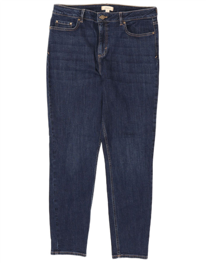 JOULES Jean skinny pour femme UK 14 Large W32 L28 Bleu marine Coton