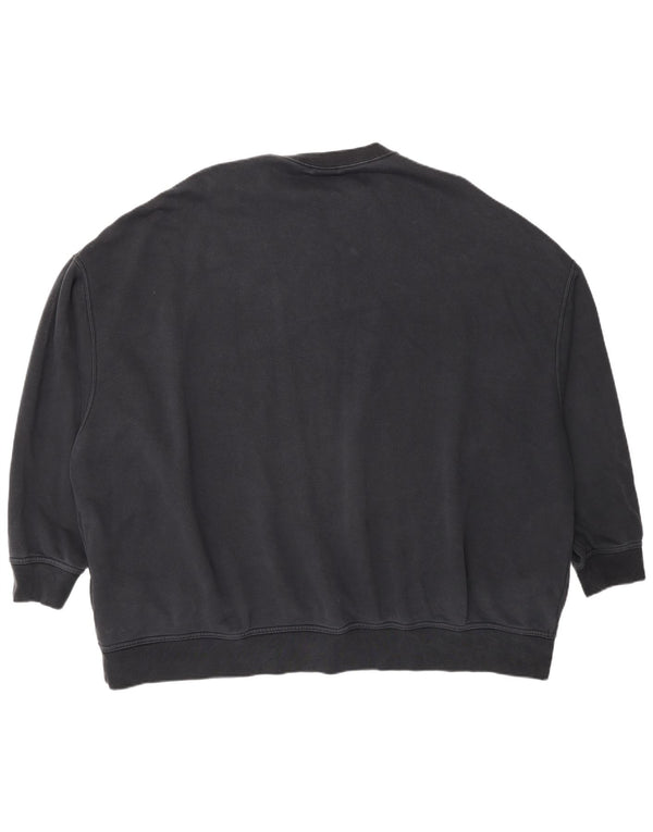 Nike Sweat-shirt surdimensionné pour femme UK 18 XL Coton noir