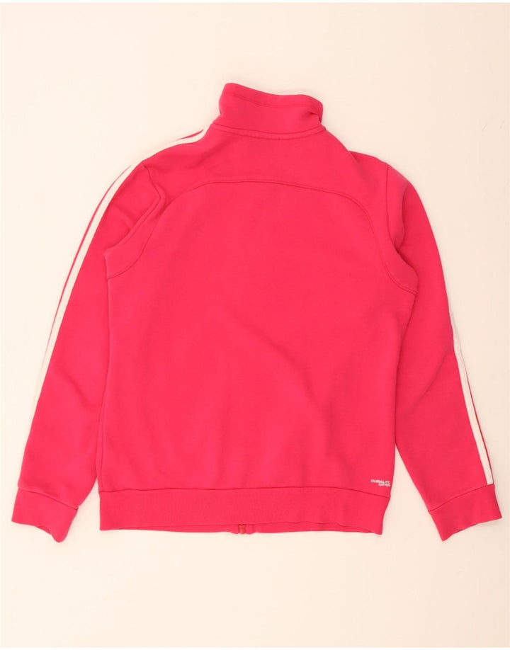 Adidas Veste de survêtement pour femme UK 12/14 Rose moyen en coton
