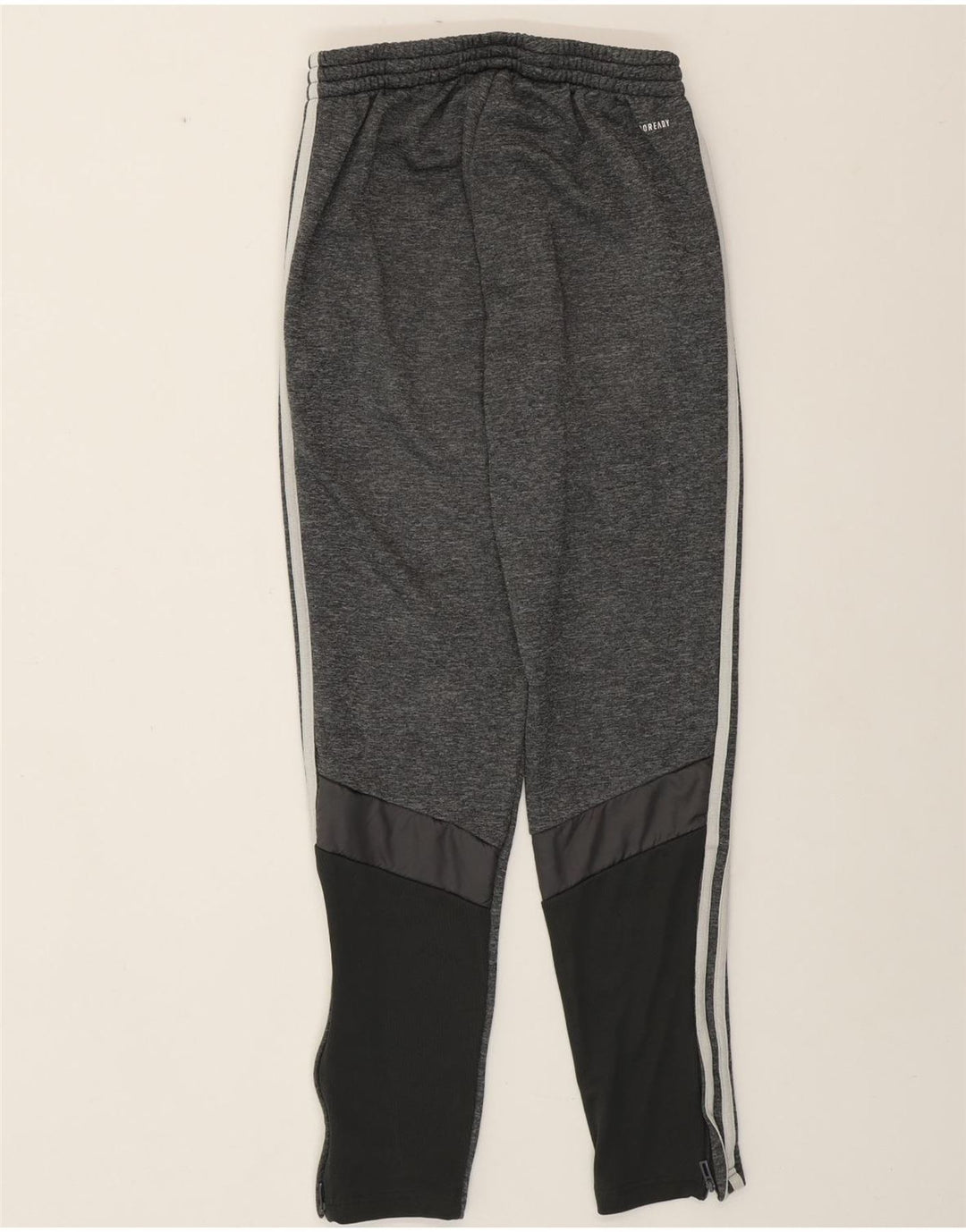 ADIDAS Pantalon de survêtement Aeroready pour femme UK 8 Small Gris Colourblock