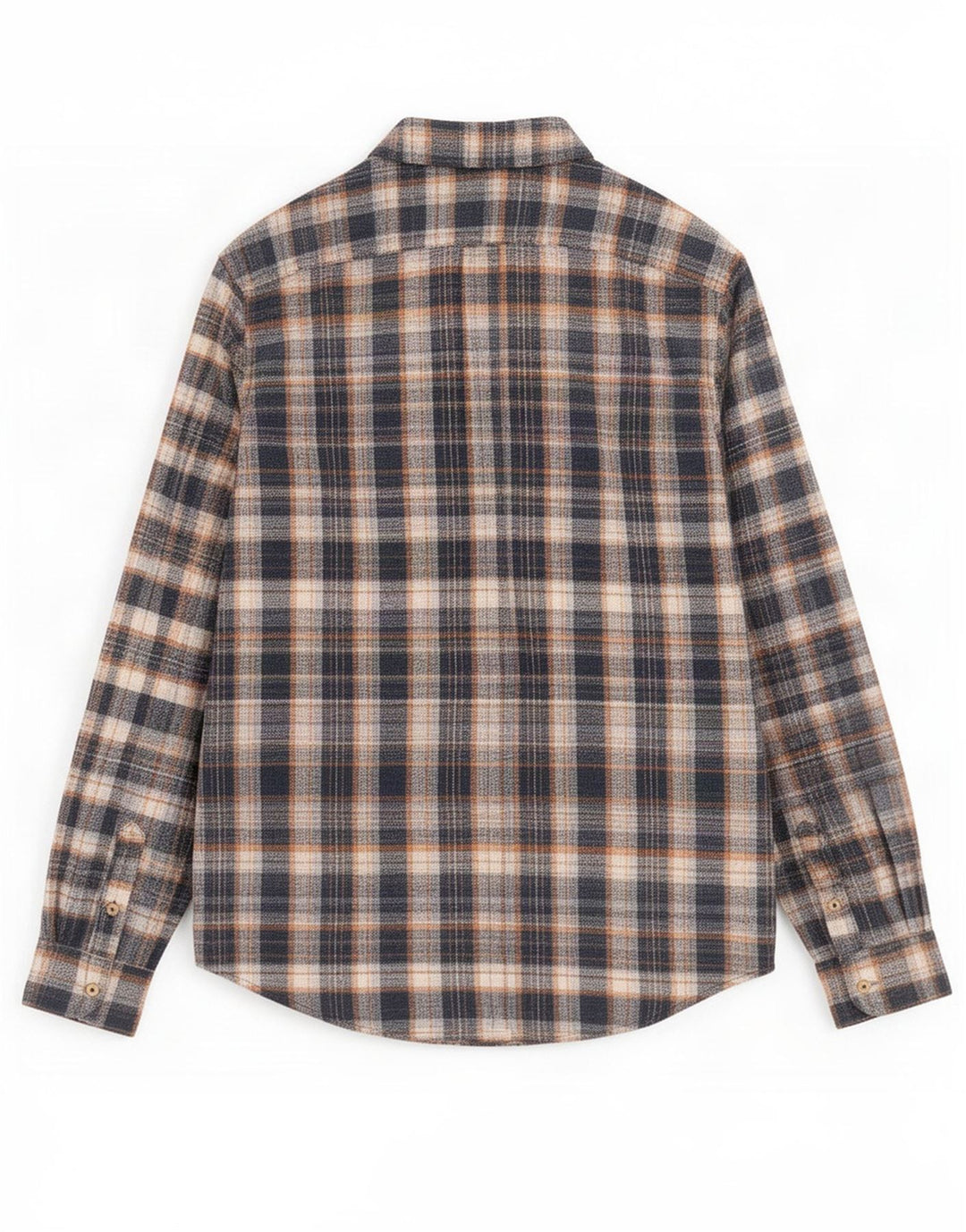 Ben Sherman Chemise en flanelle pour homme à carreaux bleus