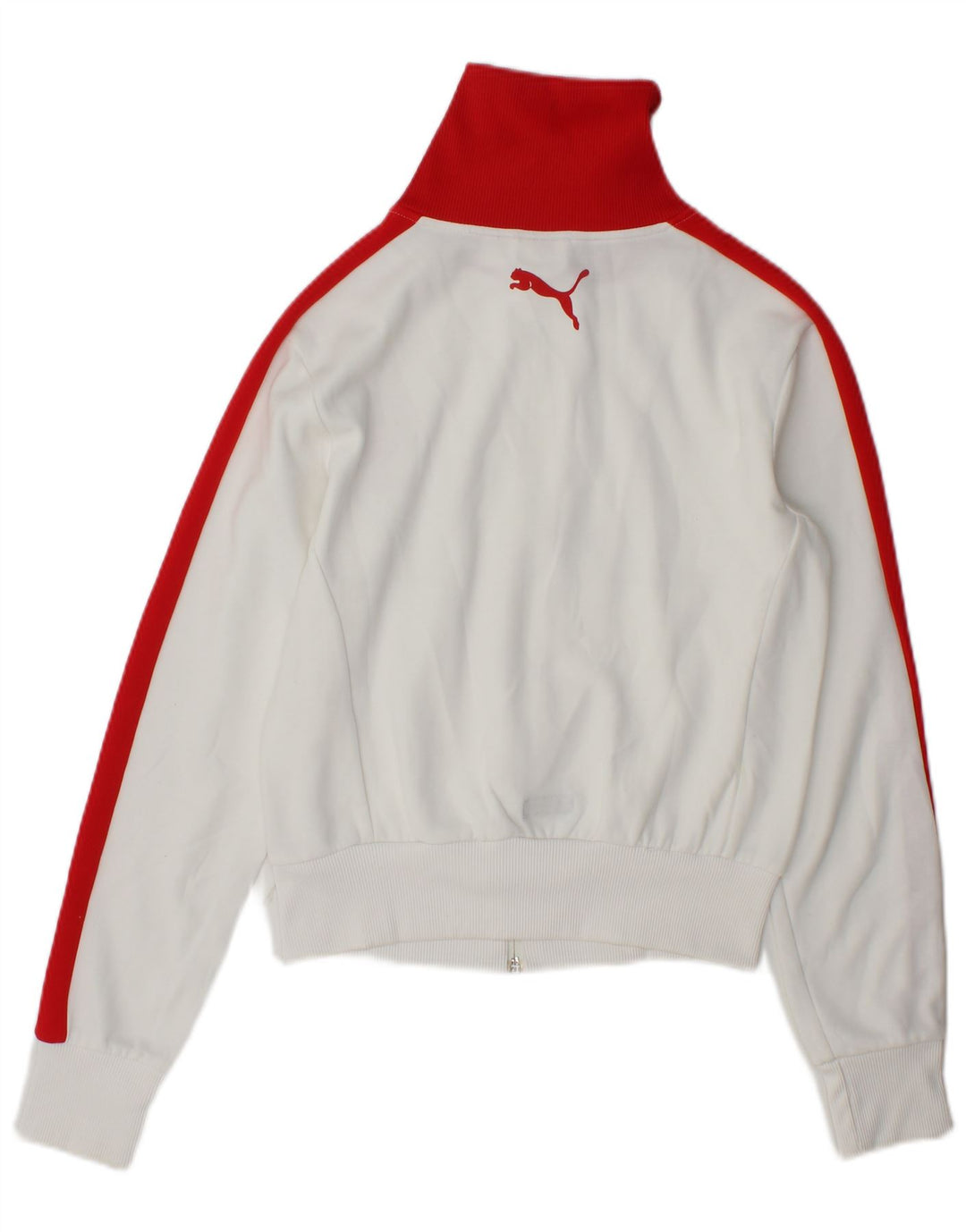 Puma Veste de survêtement pour femme UK 10 Small Blanc Colorblock