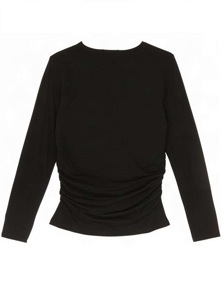 Marks & Spencer Haut à manches longues pour femme UK 44 Large Acrylique Noir