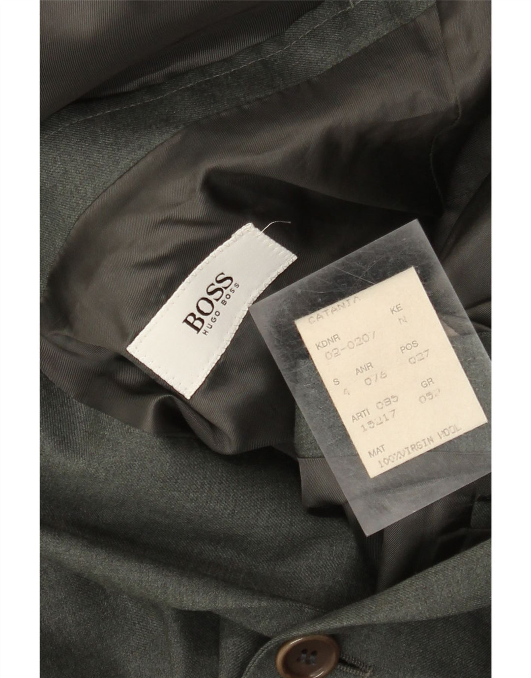 Hugo Boss Veste Blazer 2 Boutons Homme EU 52 XL Laine Grise