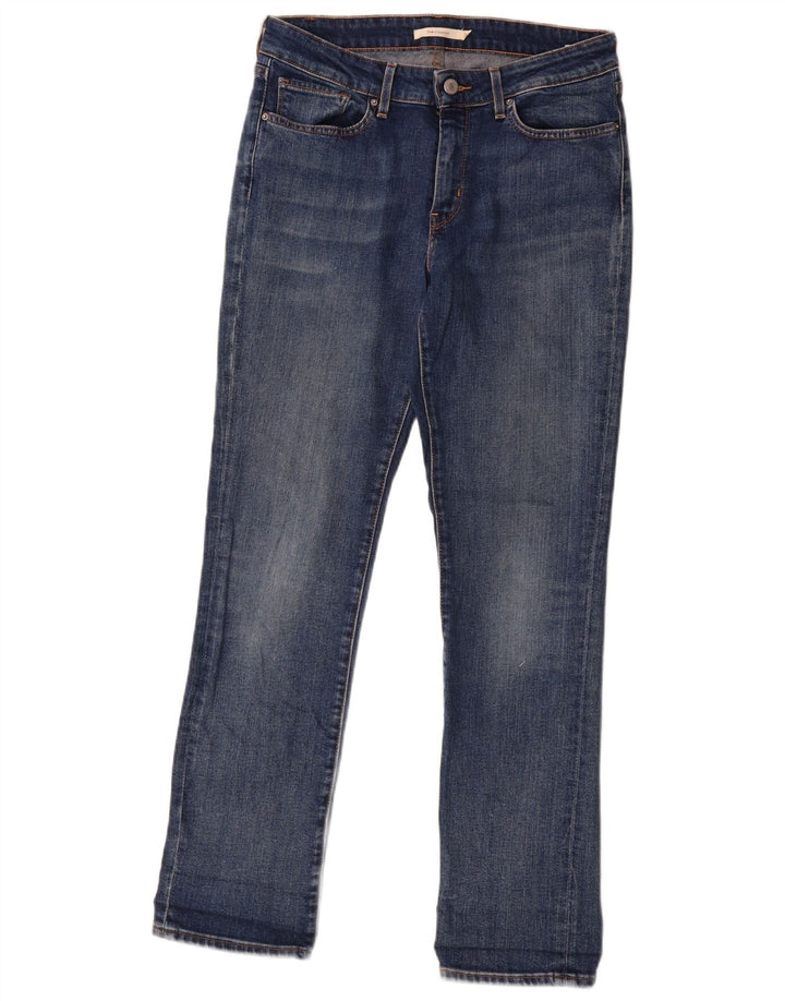 Levi's Jean Droit 714 Femme W30 L30 Bleu Coton