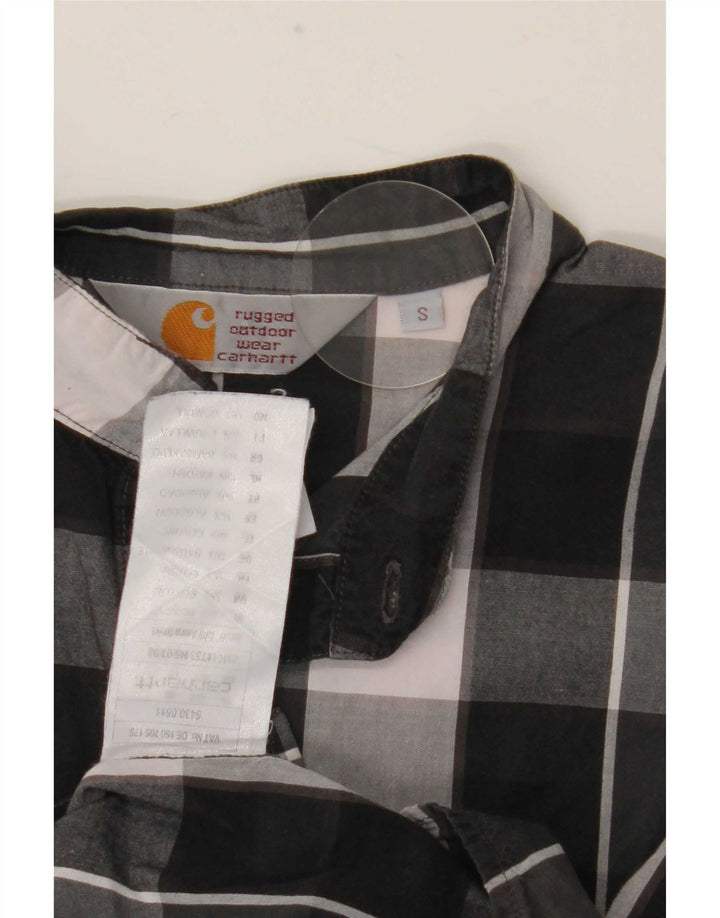 Carhartt Chemise Homme Petit Carreau Noir Coton