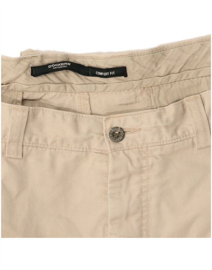 DOCKERS Pantalon Chino Droit Homme W42 L32 Beige