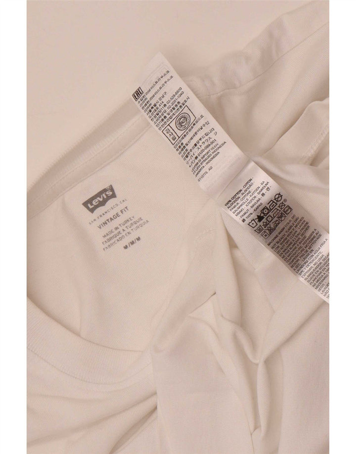 Levi's Tee-Shirt Vintage Fit Homme Blanc Moyen Coton