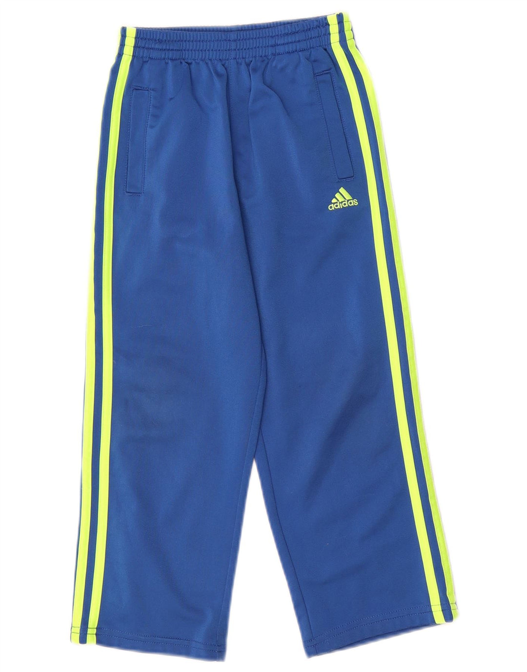 Pantalon de survêtement Adidas garçon 4-5 ans bleu polyester