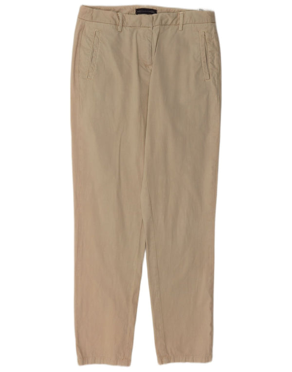 Marks & Spencer Pantalon chino slim pour femme UK 10 Small W27 L29 Coton beige