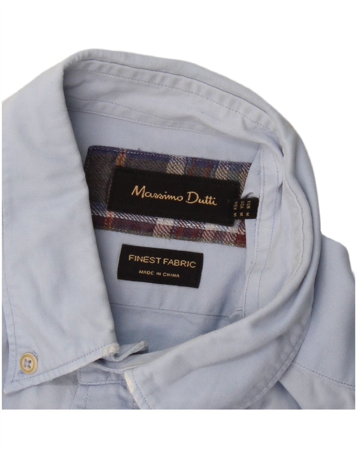 MASSIMO DUTTI Chemise Homme Bleu Moyen